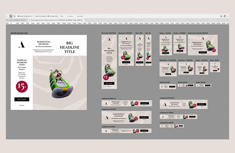 Cómo exportar mesas de trabajo en Photoshop
