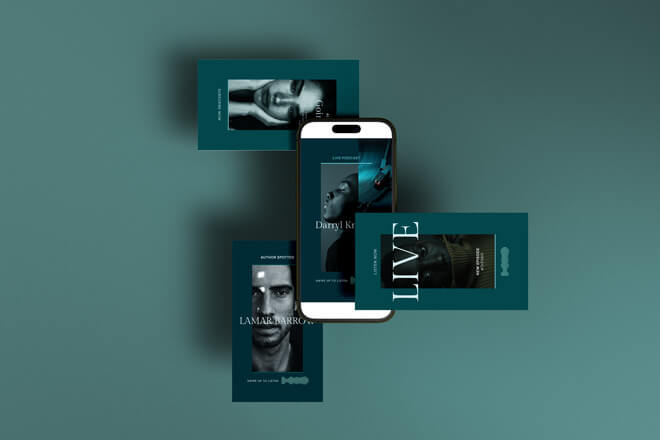 Plantillas animadas para Instagram