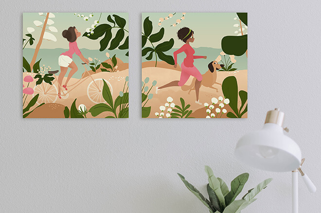 Ilustraciones dep lantas y vegetación