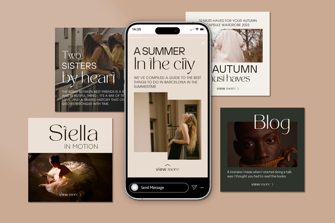 Plantillas para Instagram Stories