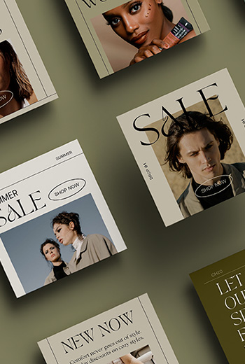 Plantilla de Photoshop para crear Posts & Stories