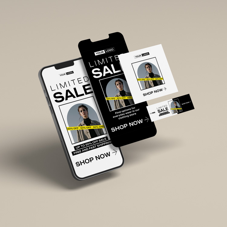 Plantillas de Photoshop para banners