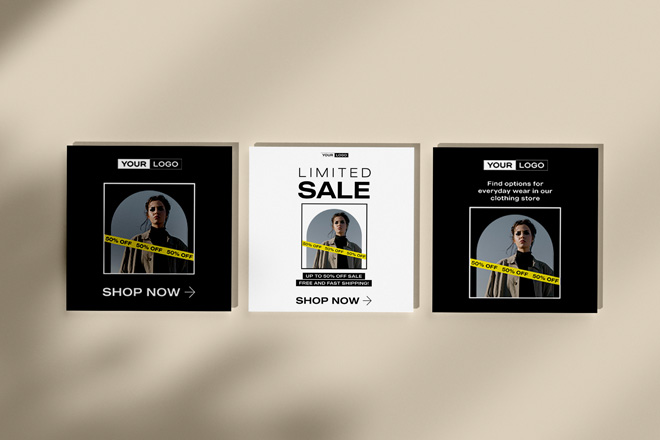 Photoshop banners Display Ads