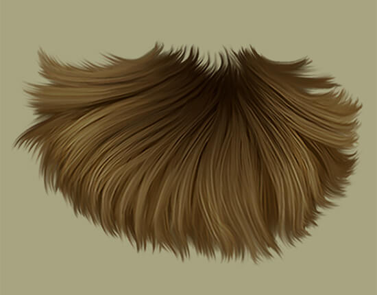 Pinceles para dibujar pelo