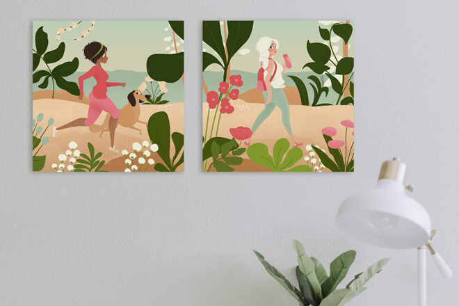 Ilustración de una chica